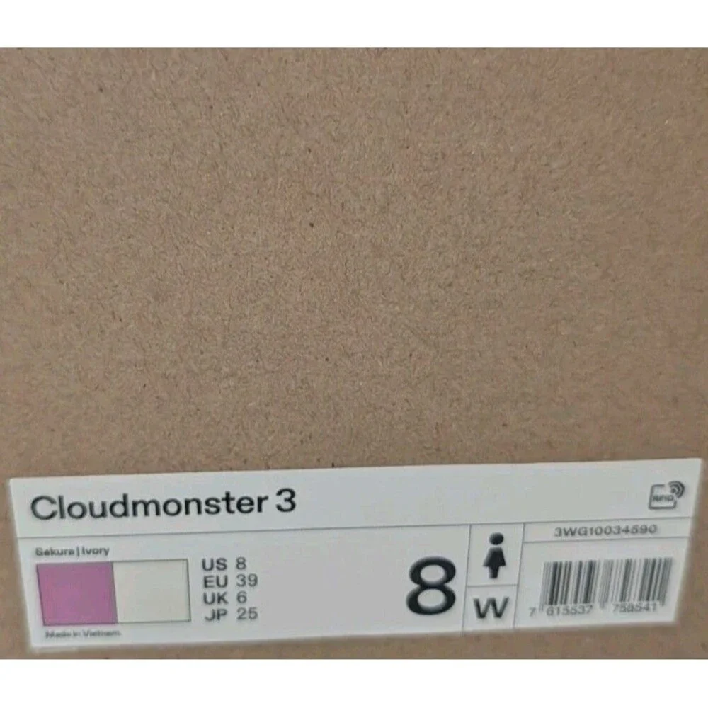 On Running | On Cloudmonster 3 Running Shoe | Women's 8 | NEW
